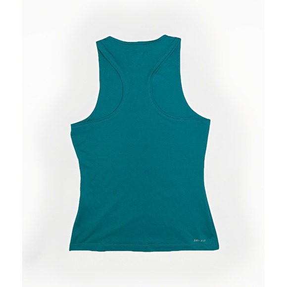 Nike Dri-Fit Stay Cool Pure Tennis Tank Top Teal Women's Size Small - Picture 4 of 9